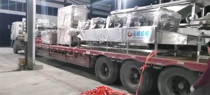 重庆开州区中药材清洗加工设备发货