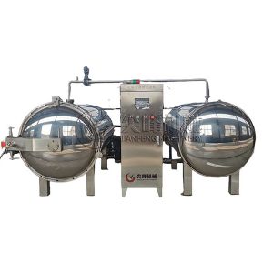 双锅并联杀菌锅